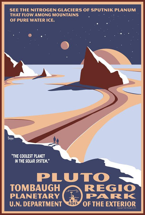 Pluto Planetary Park Sticker