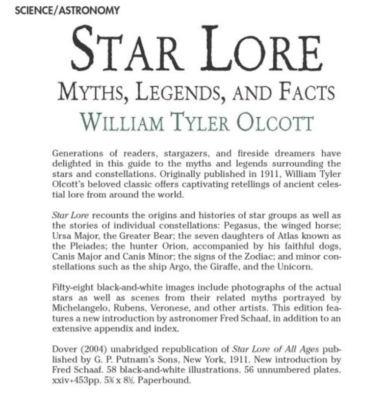 Star Lore: Myths, Legends, and Facts