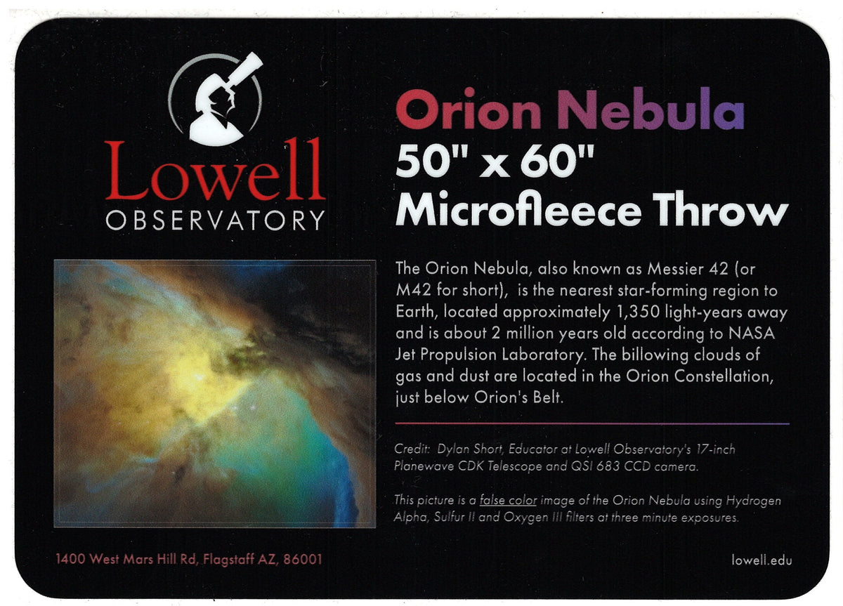 Orion Nebula Throw Blanket