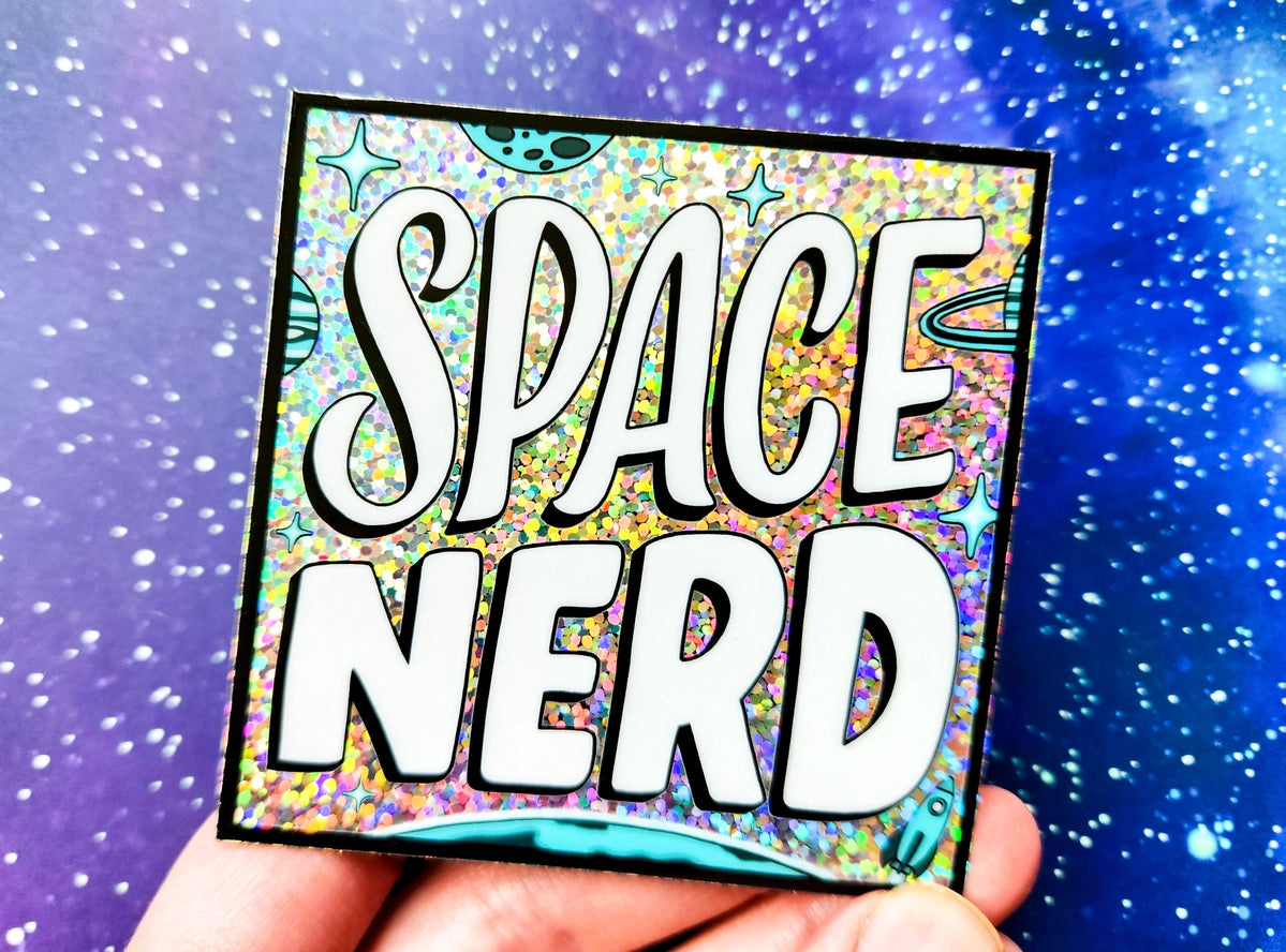 Space Nerd Sticker
