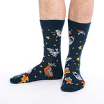 Space Cat Mens Sock