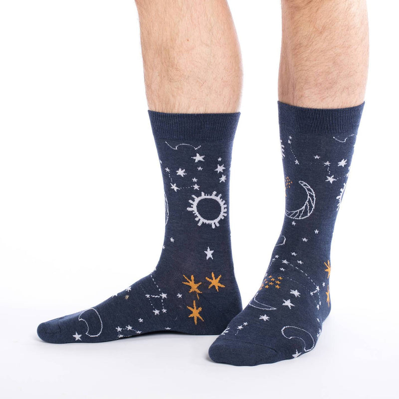 Starry Night Mens Sock