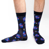 Men's Nasa Blue Socks
