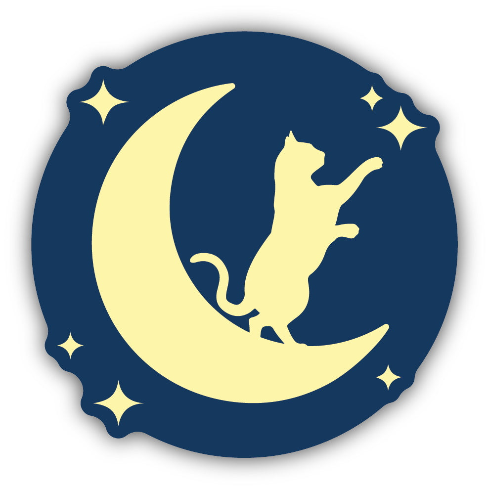 Moon Cat Sticker