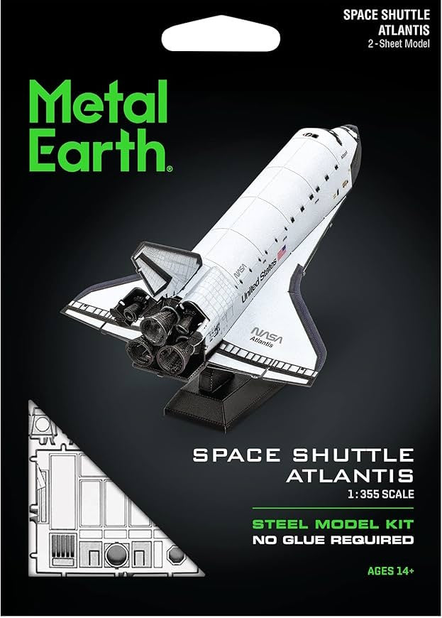 Metal Earth - Space Shuttle Atlantis 3D Model Kit