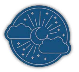 Moon & Stars Sticker
