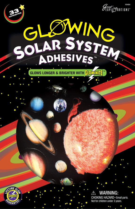 Glowing Solar System Adhesives