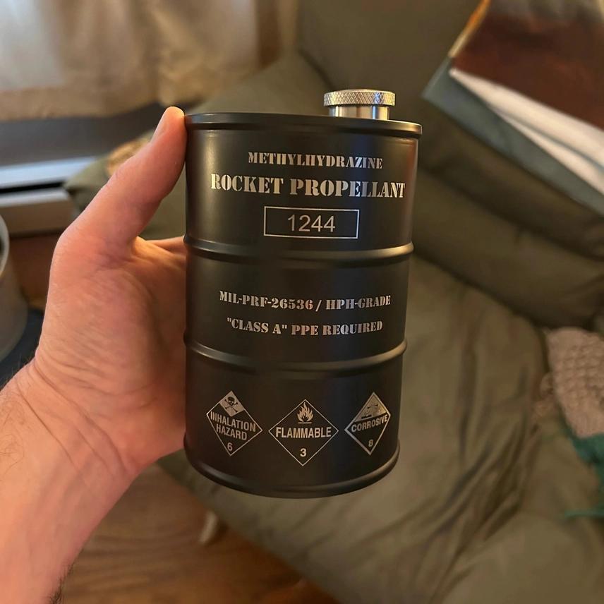 The Rocket Propellant 25oz Flask