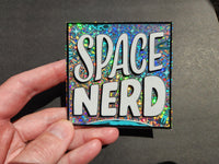 Space Nerd Sticker