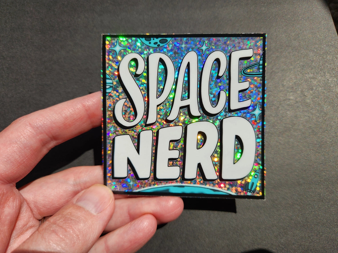 Space Nerd Sticker