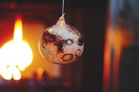 Lowell Observatory Moon Glass Ornament