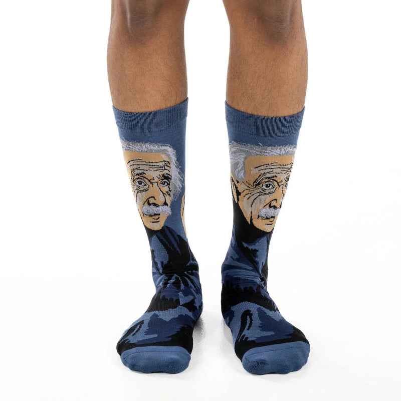 Albert Einstein Thinking Socks