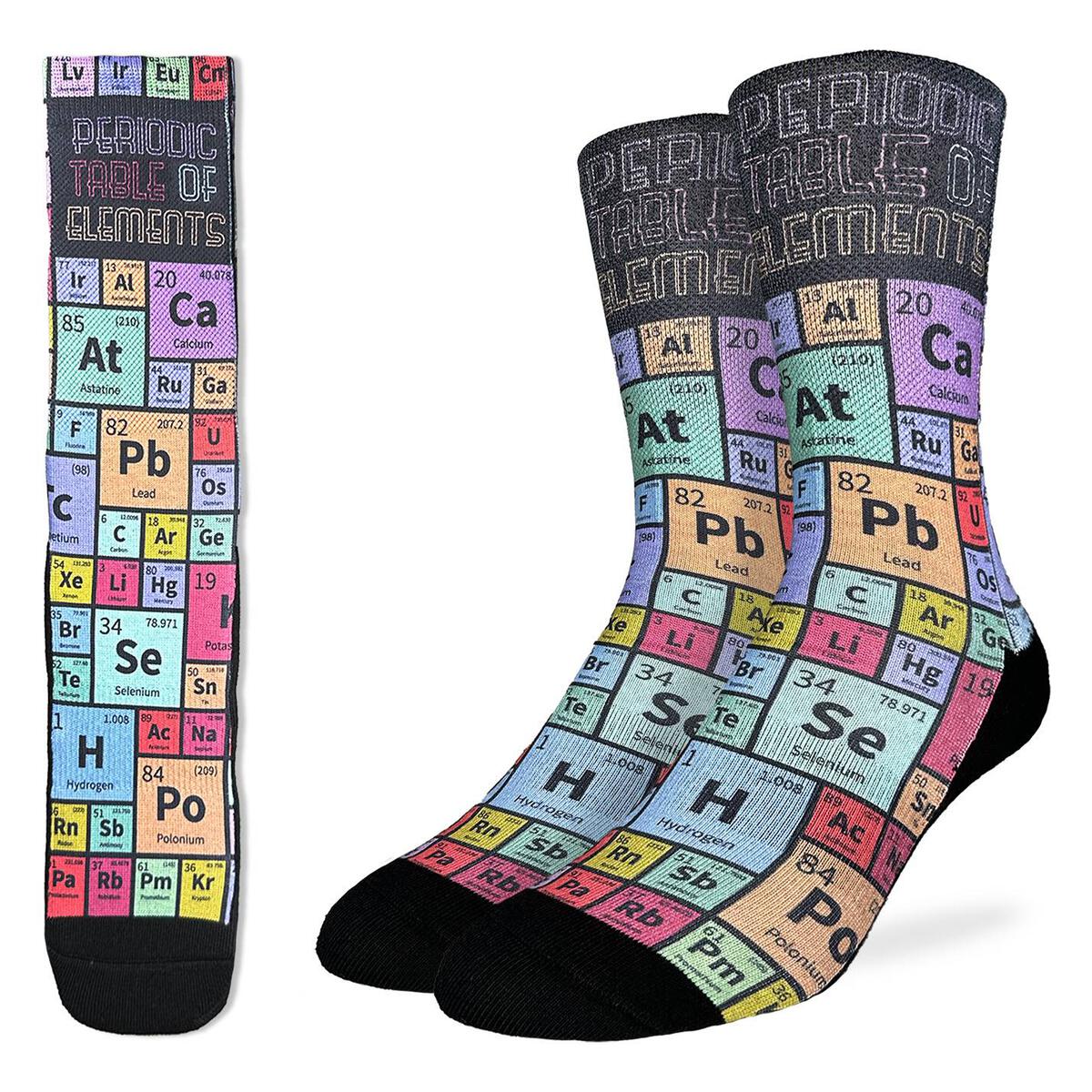 DISC - Men's Periodic Table of Elements Socks