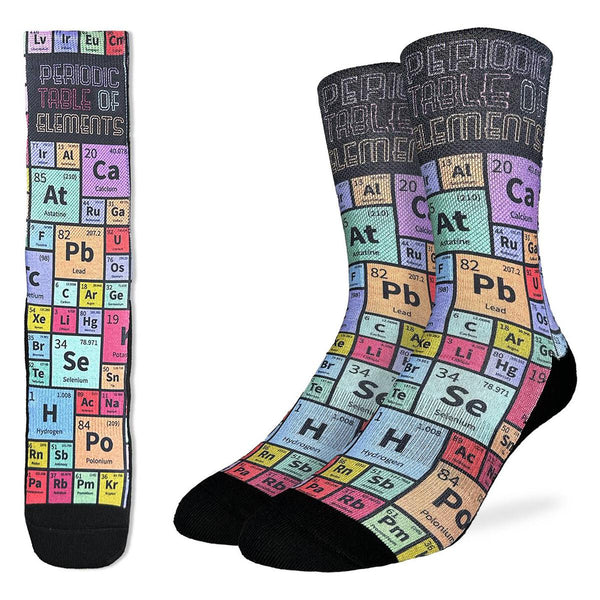 DISC - Men's Periodic Table of Elements Socks