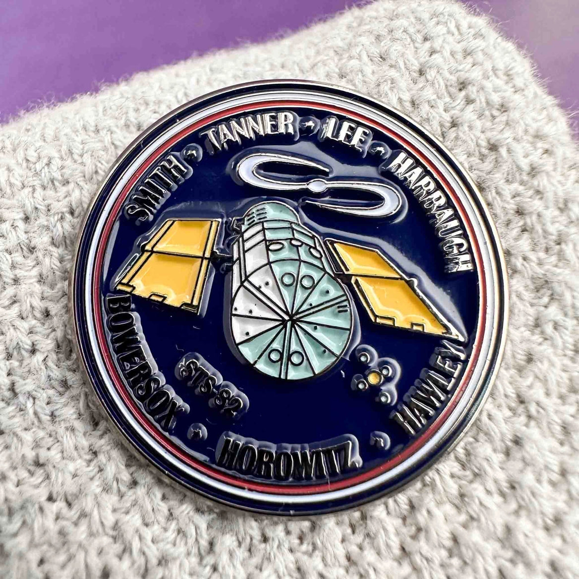 Hubble Telescope Enamel Pin