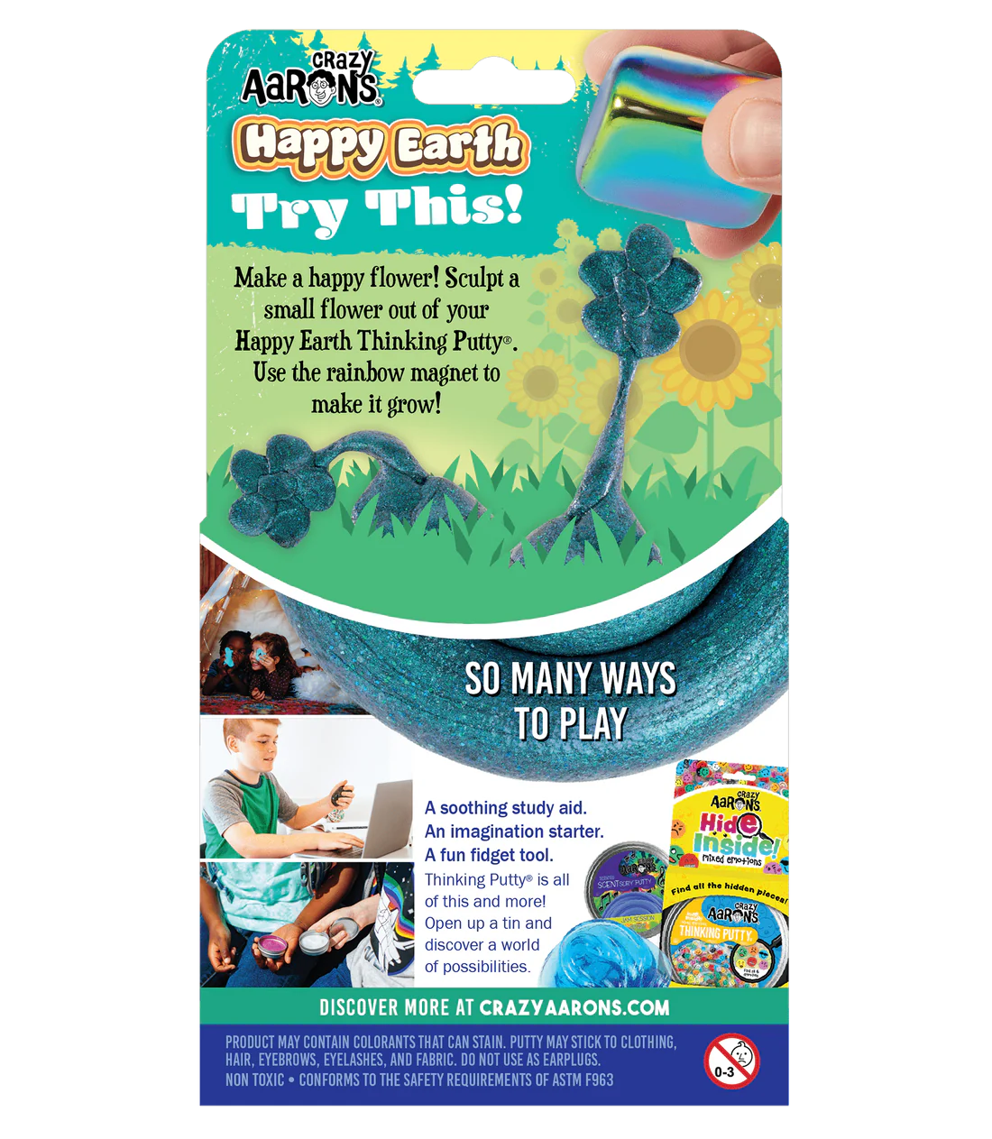 Happy Earth Thinking Putty
