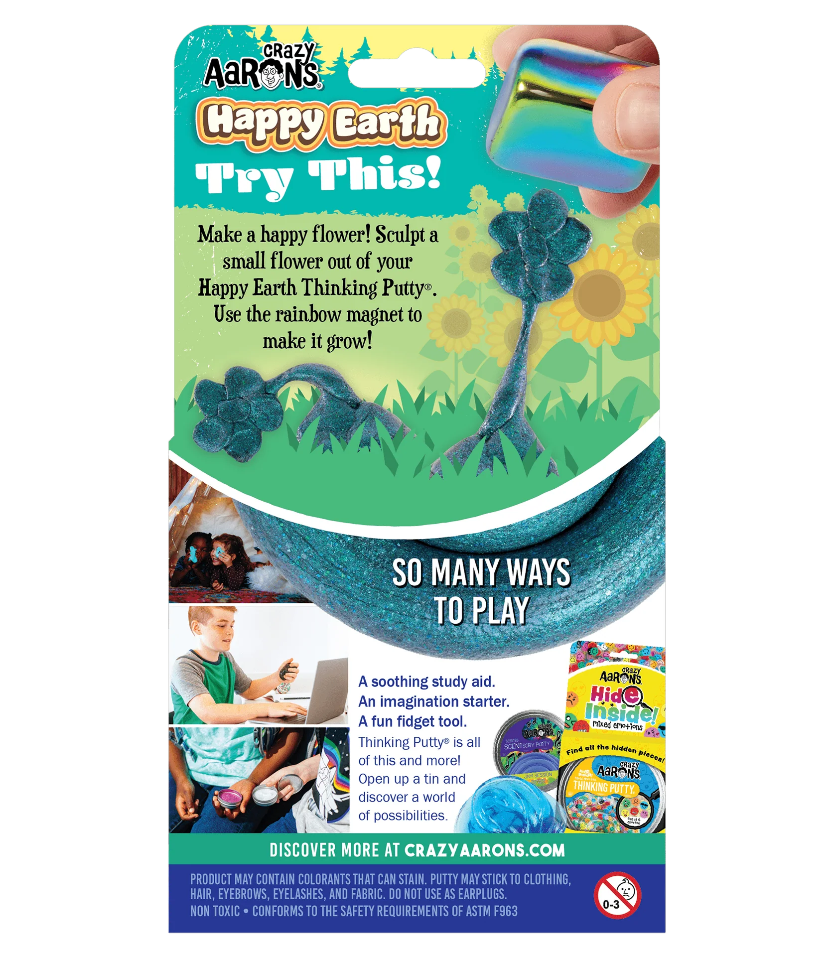 Happy Earth Thinking Putty