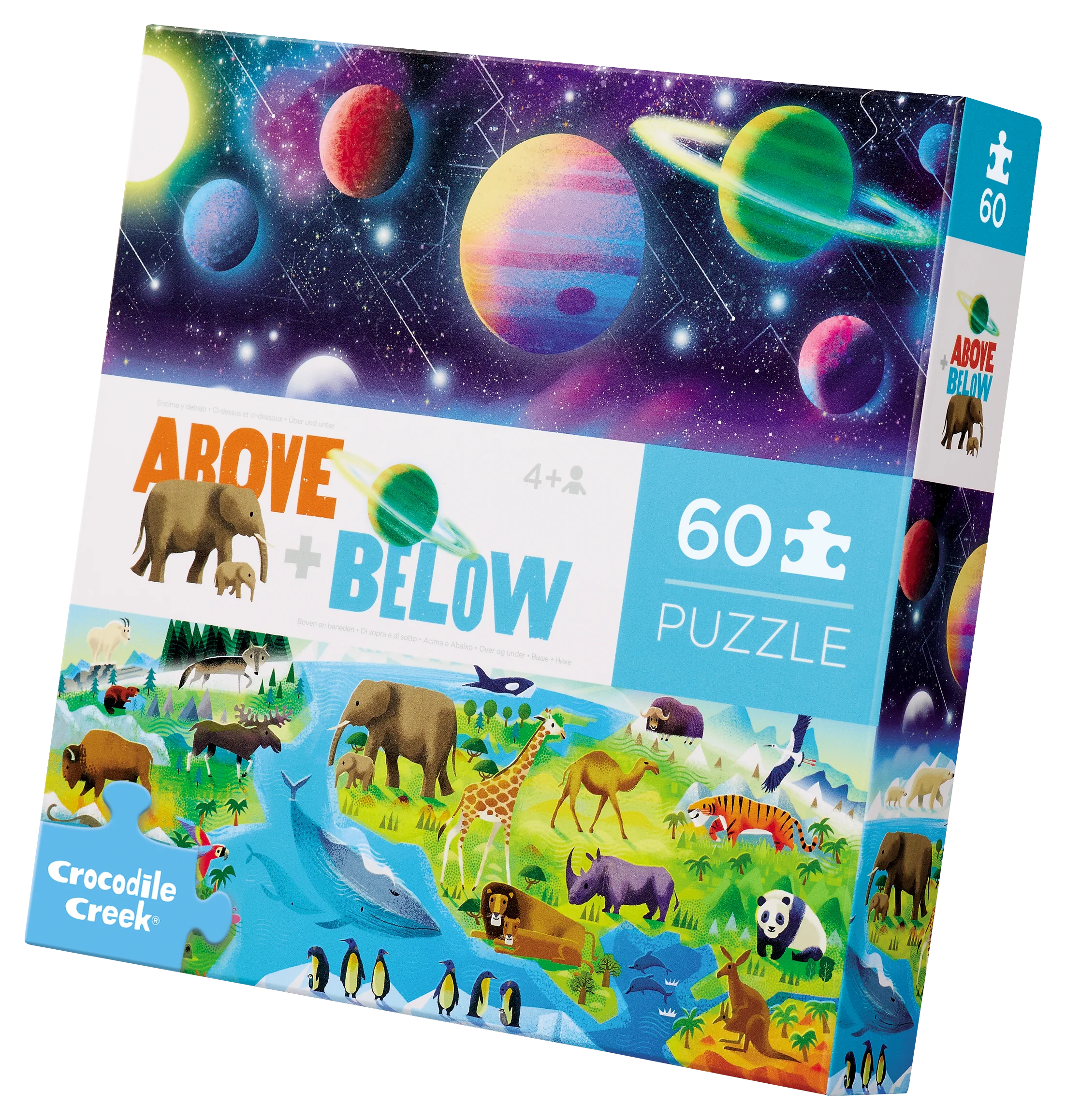 48 Piece Above + Below Earth and Space Puzzle