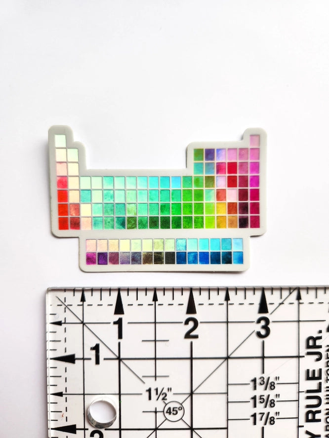 Periodic Table Holographic Sticker