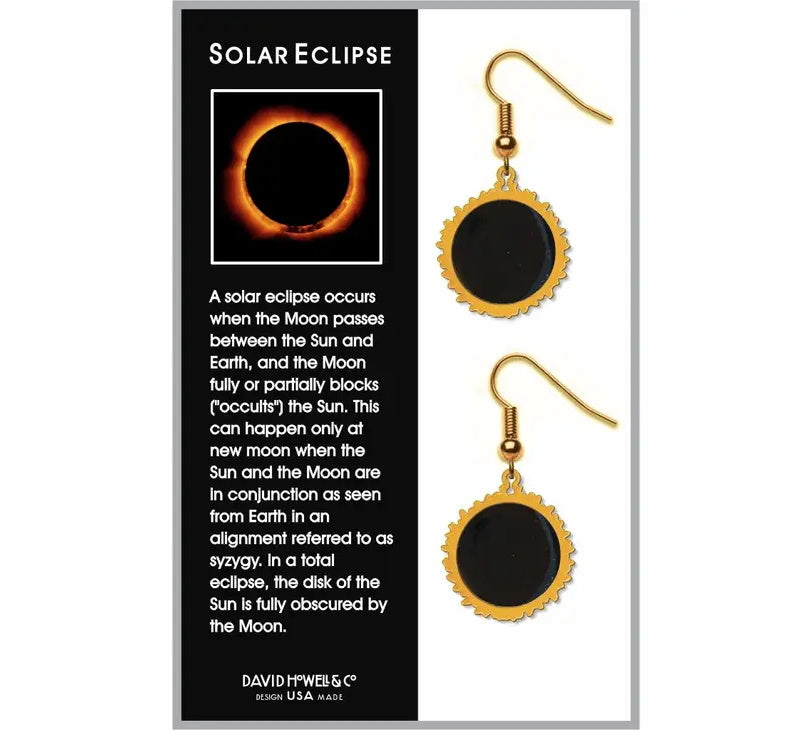 Solar Eclipse Earrings