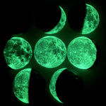 Glowing Phases of the Moon