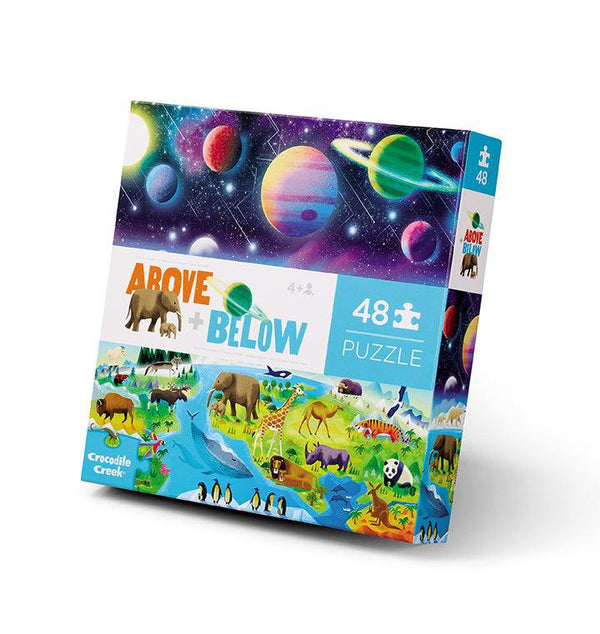 48 Piece Above + Below Earth and Space Puzzle