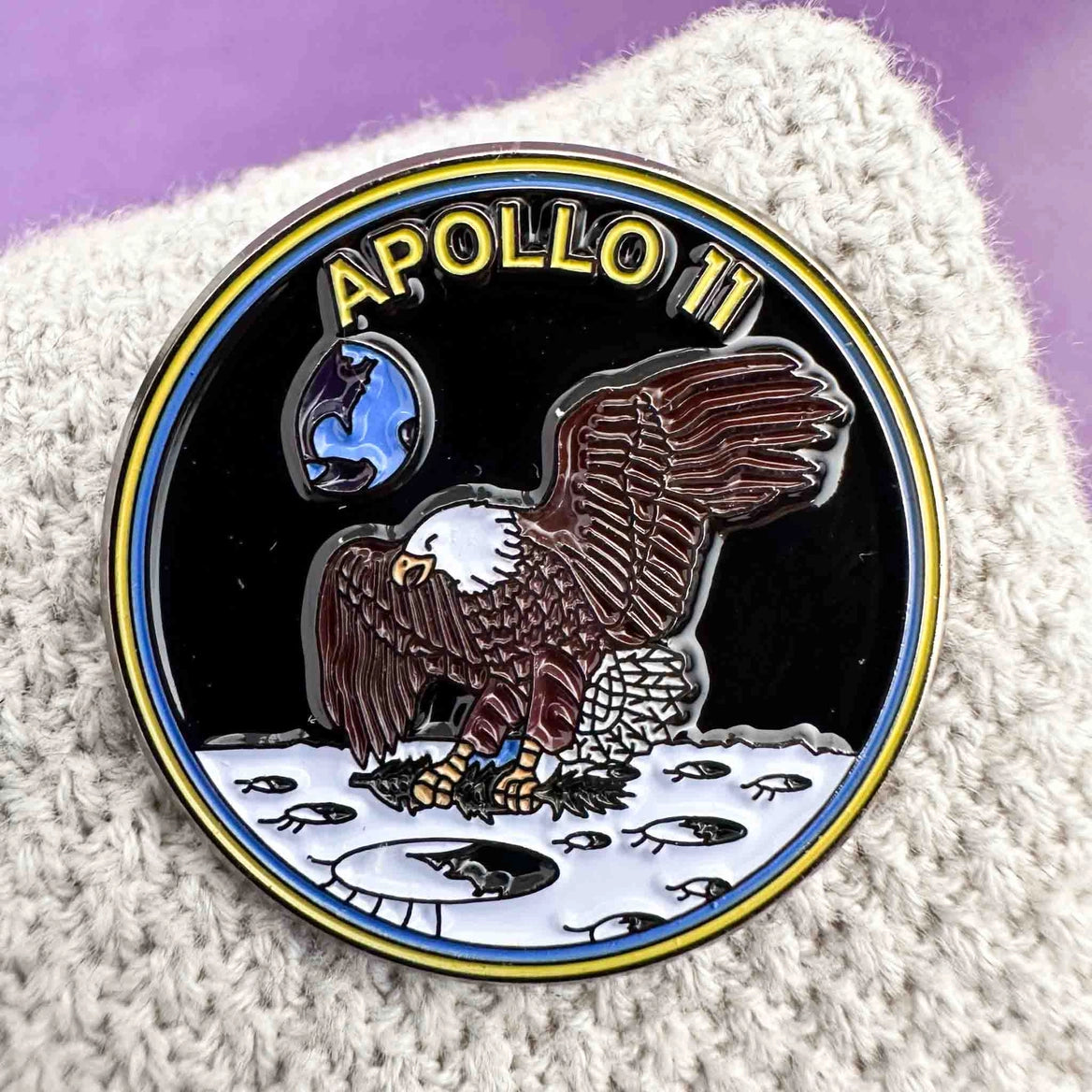 Apollo 11 Enamel Pin