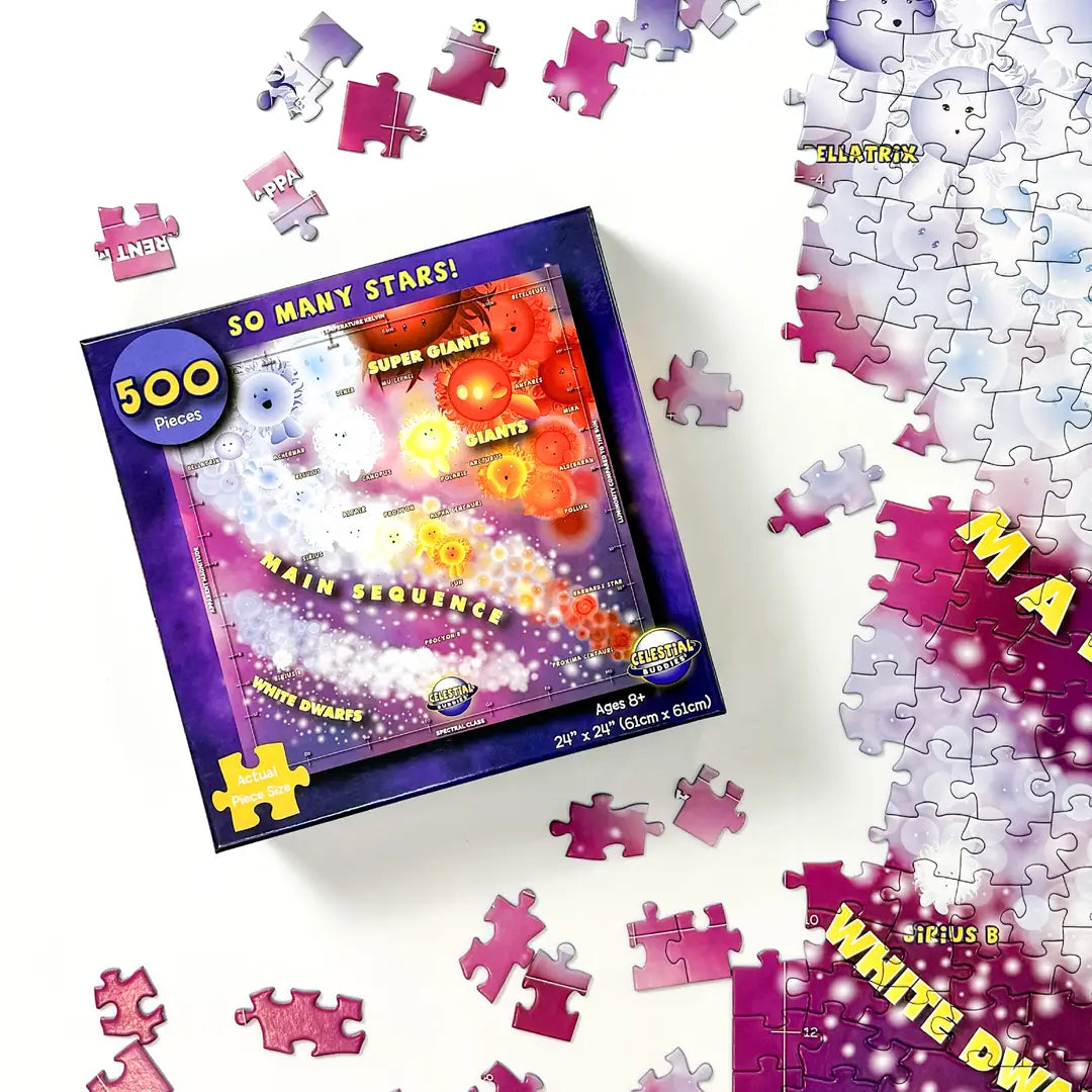 500 Piece Celestial Buddies: So Many Stars! Puzzle