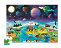 48 Piece Above + Below Earth and Space Puzzle