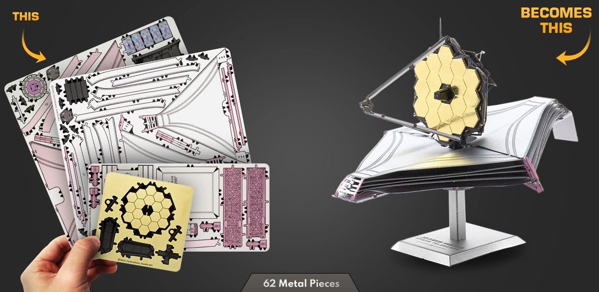 Metal Earth - James Webb Telescope 3D Model Kit