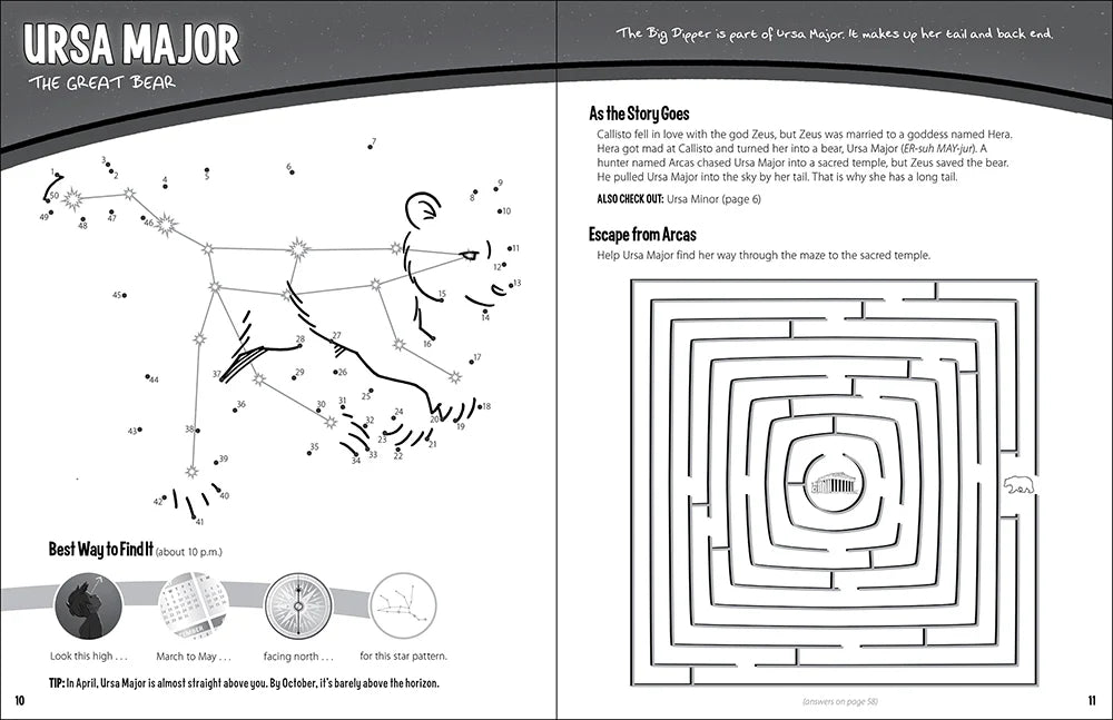 Constellations Activity Book