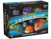 Glowing 3D Solar System