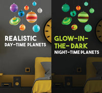 Glowing 3D Solar System