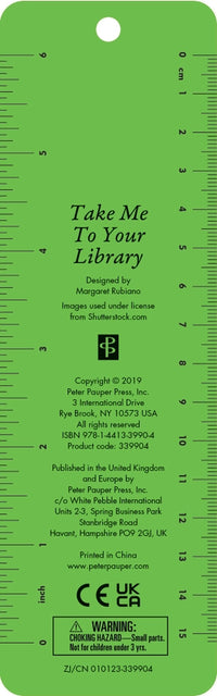 Take Me To Your Library Bookmark