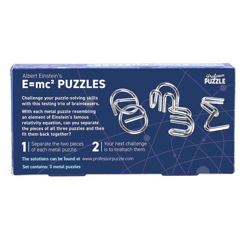 E=MC2 Metal Puzzles
