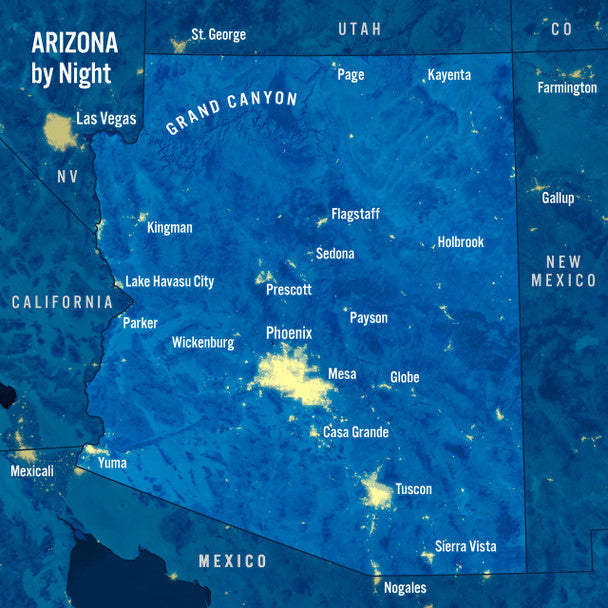 Authentic Cards Arizona Day & Night - Maxi Card