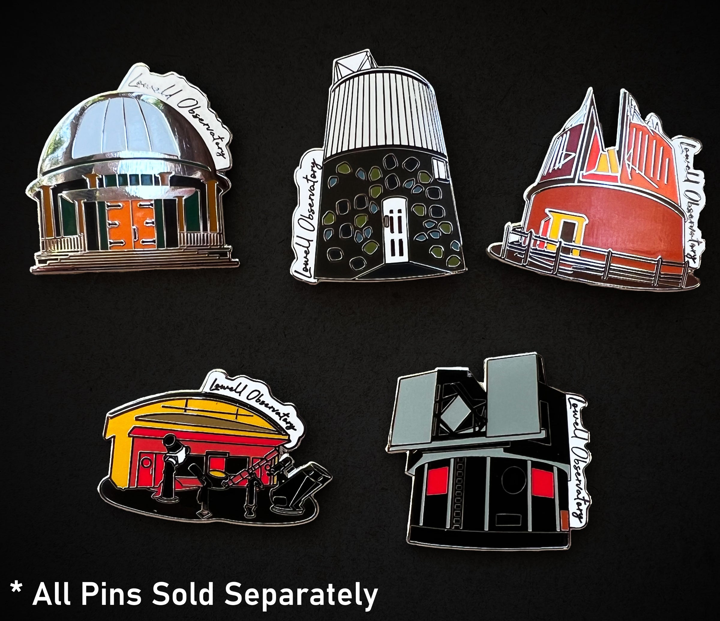 Pluto Dome Lapel Pin