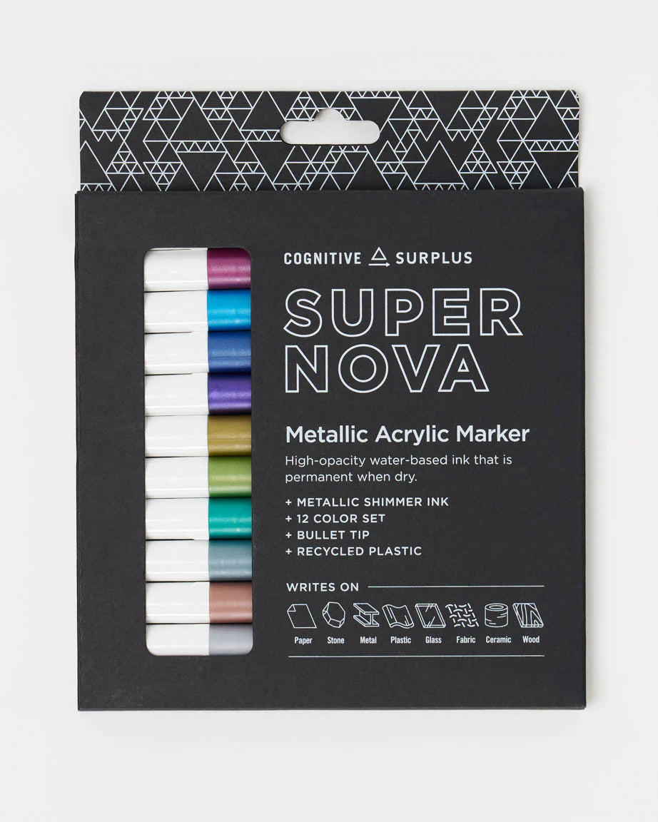 Supernova Metallic Acrylic Markers
