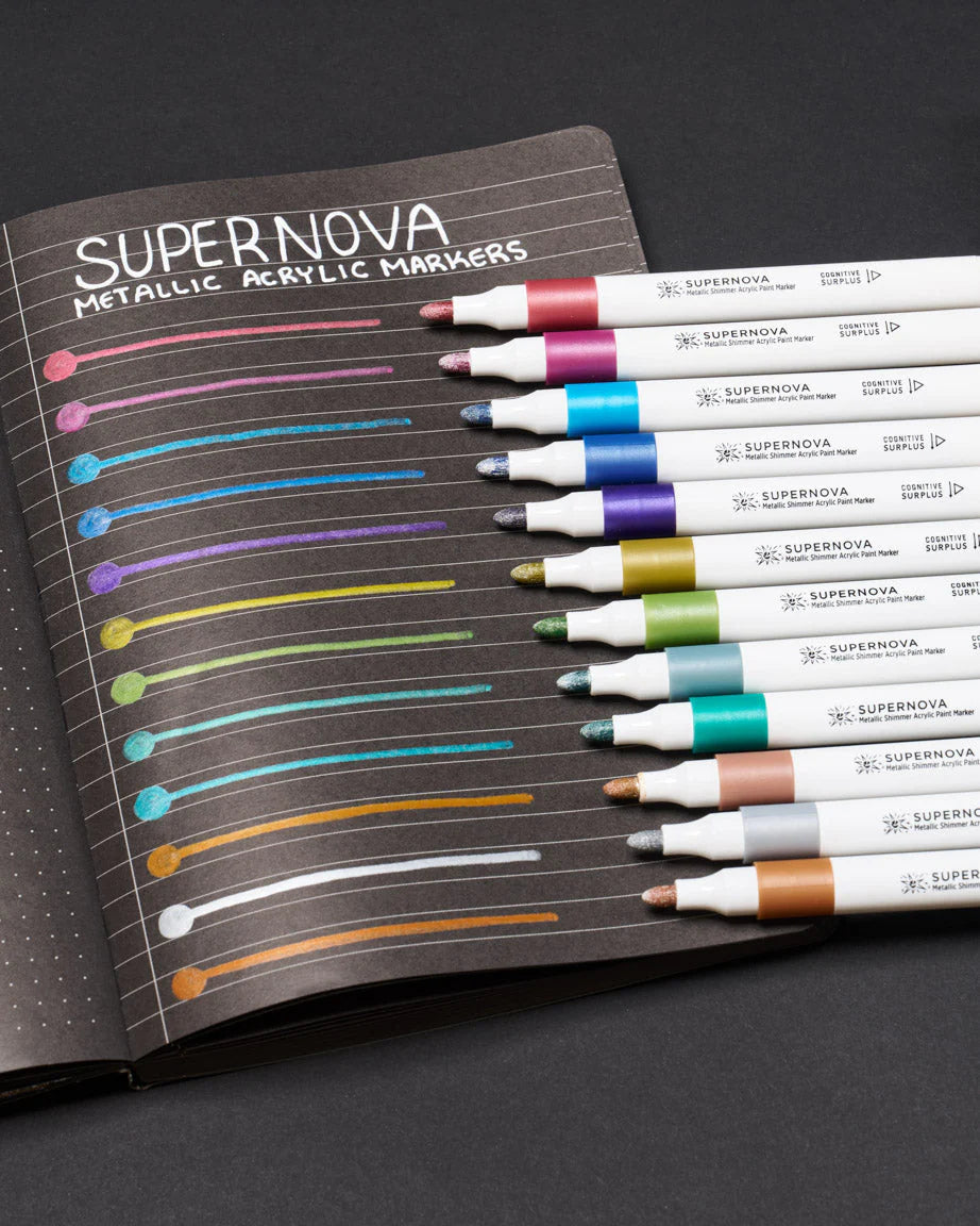 Supernova Metallic Acrylic Markers