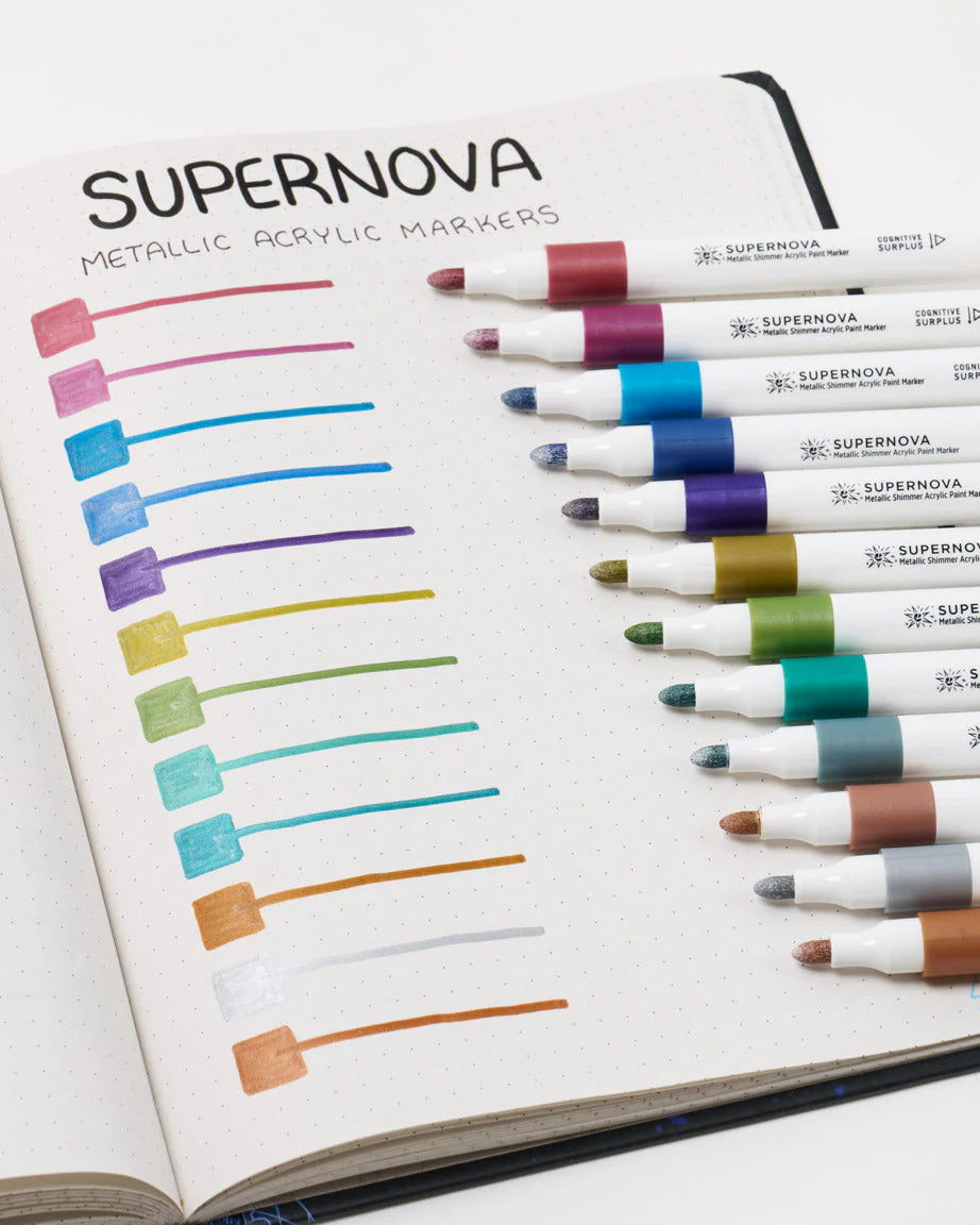 Supernova Metallic Acrylic Markers