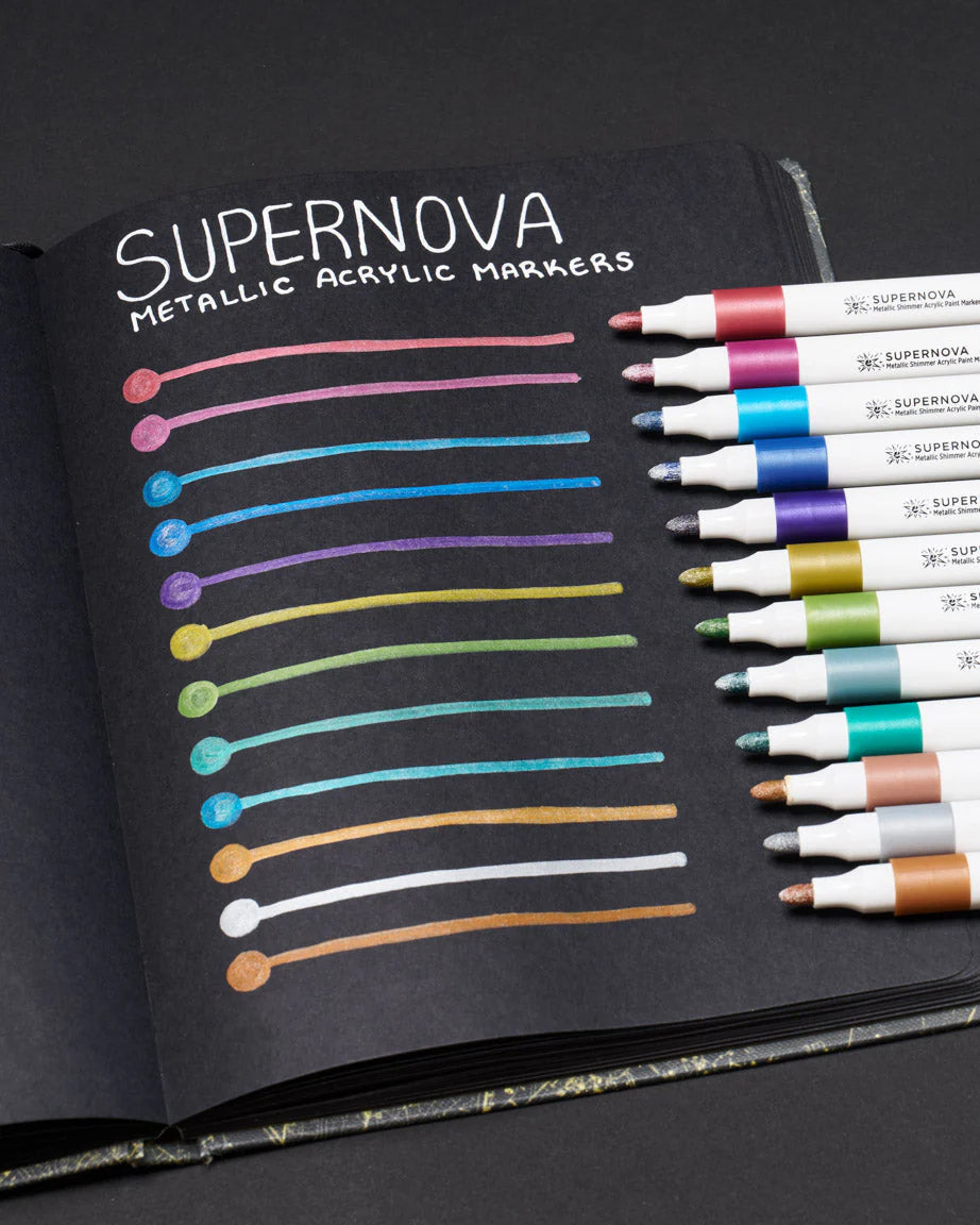Supernova Metallic Acrylic Markers