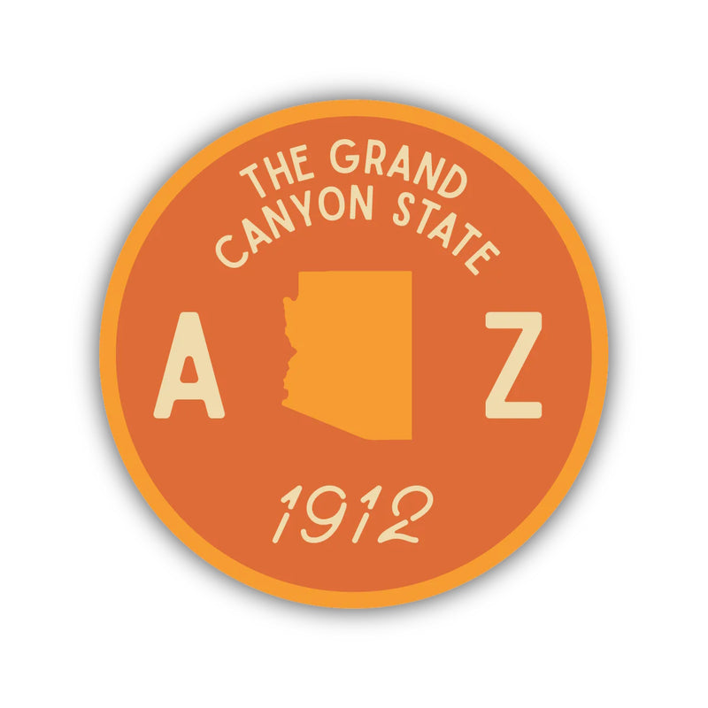 Arizona Circle Est 1912 Round Sticker