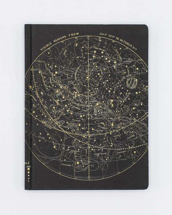 Astronomy Star Chart Hardcover Notebook - Dot Grid