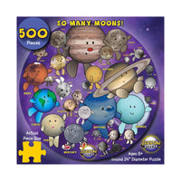 500 Piece Celestial Buddies: So Many Moons! Puzzle