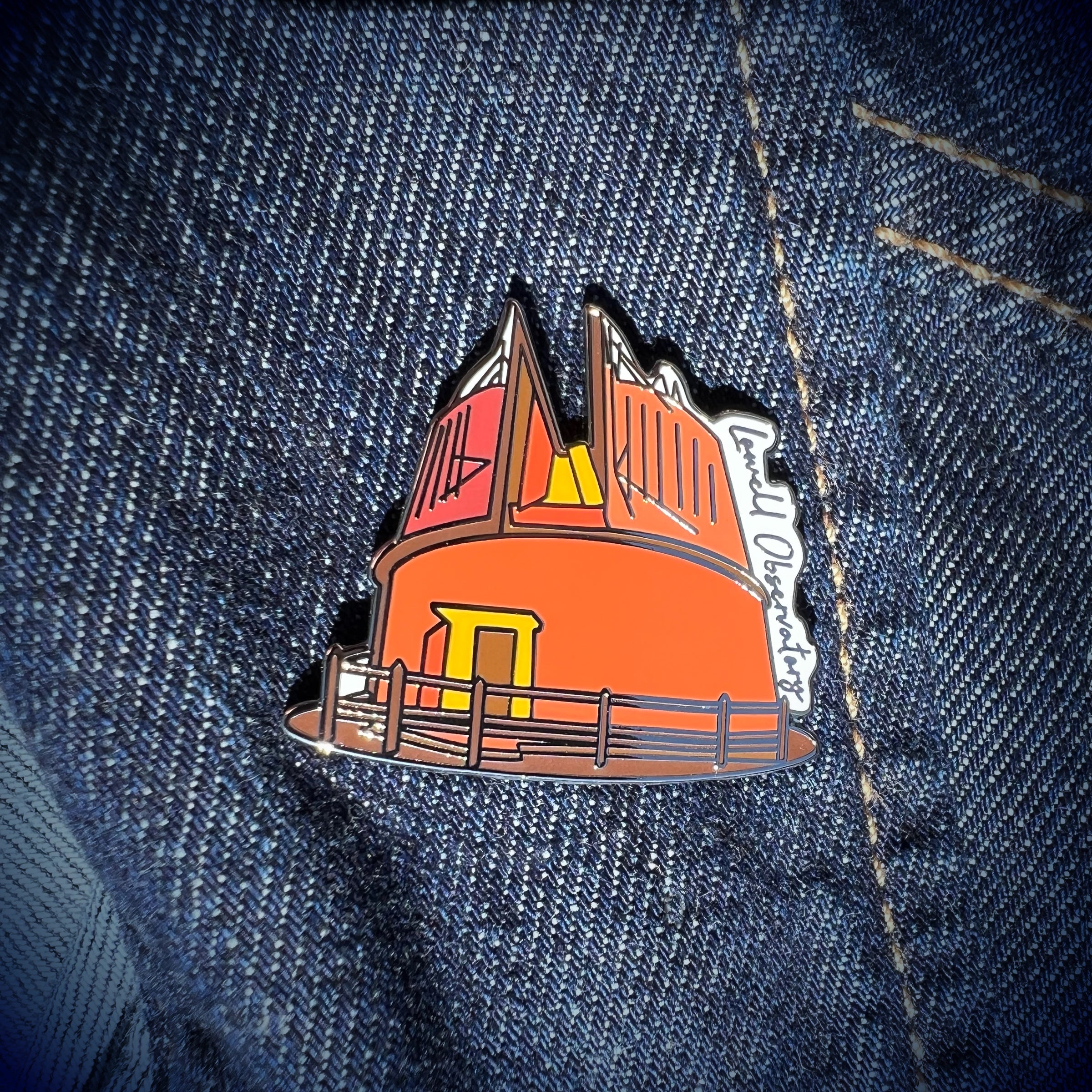 Clark Telescope Lapel Pin