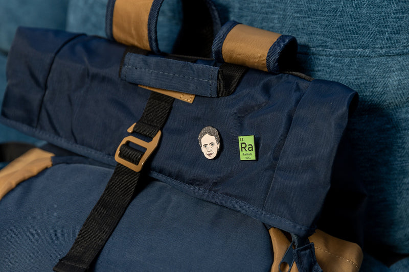 Curie & Radium Enamel Pin Set