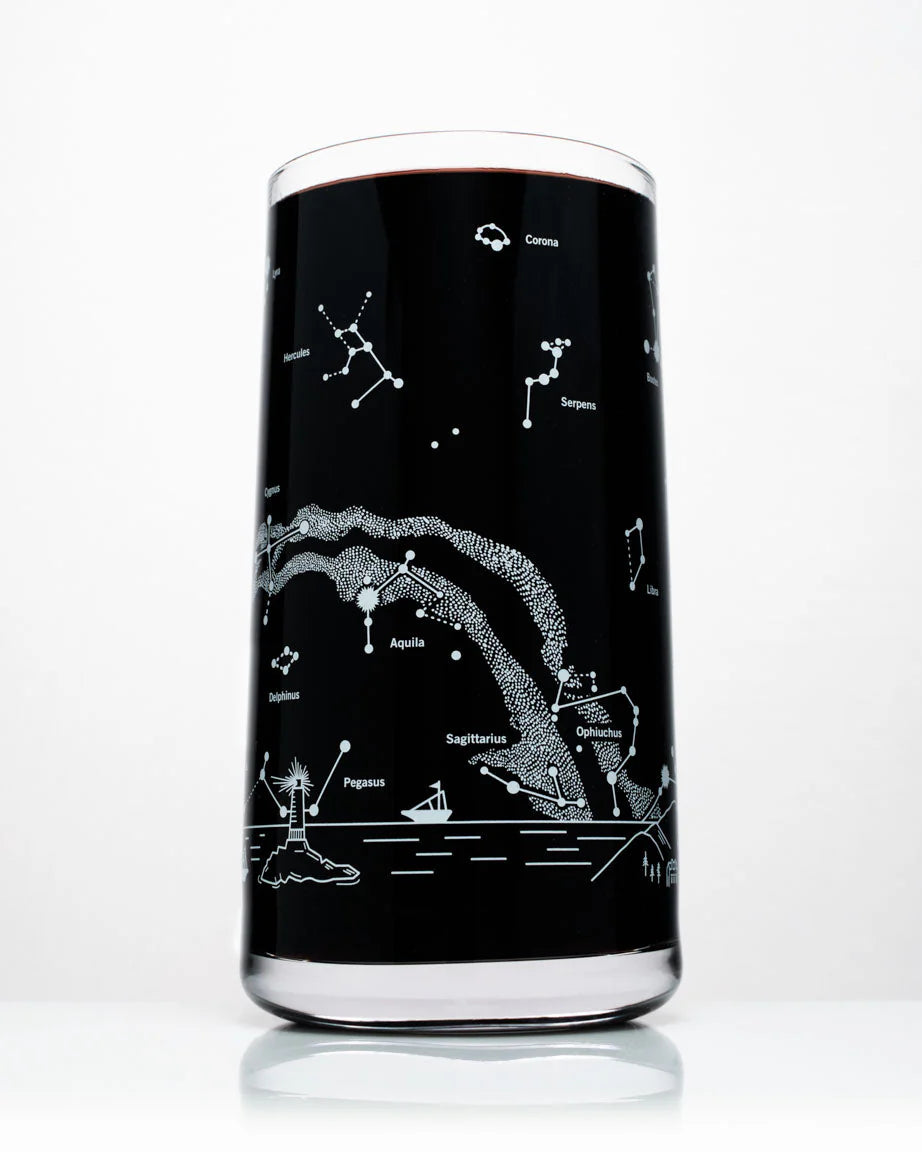 Night Sky 18oz Drinking Glass