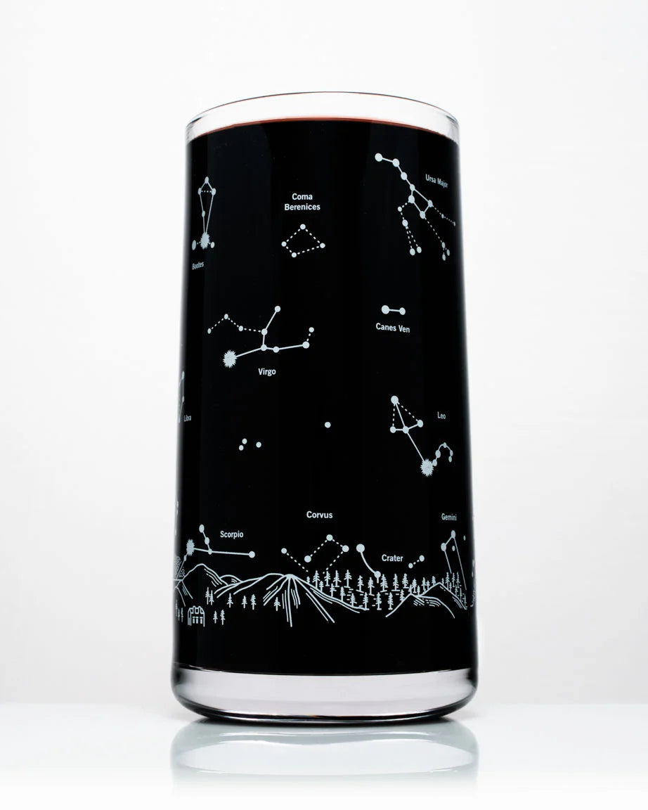 Night Sky 18oz Drinking Glass