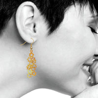 Star Clusters Earrings (gold)