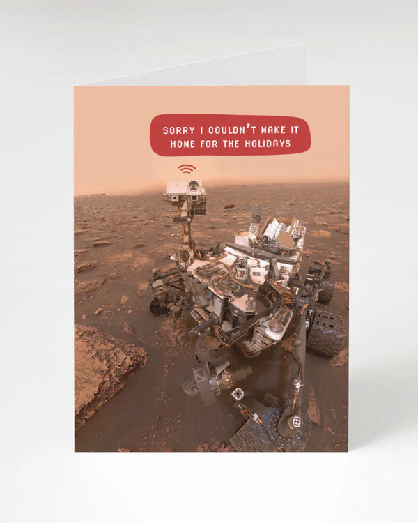 Card - Home for the Holidays - Mars Rover